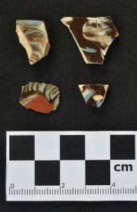 Early 19th-century multi-chambered slip ware found at the Adam Shafer site